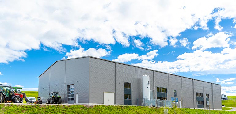Das neue Gebäude von Metalltechnik Haas